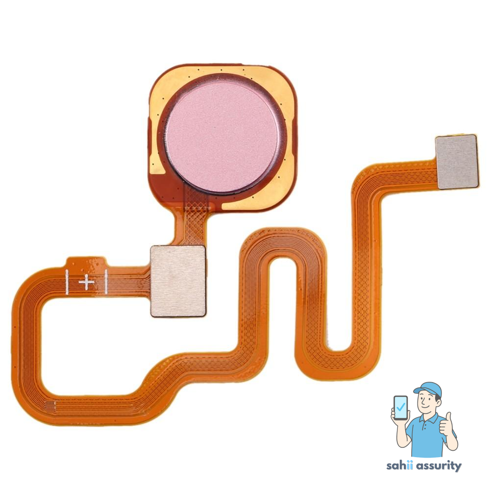 Fingerprint Sensor with Flex Cable for Xiaomi Redmi Note 6 Pro Rose Gold